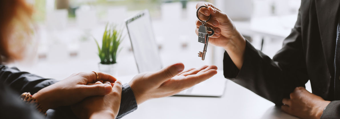 Die Entgegennahme des Schlüssels